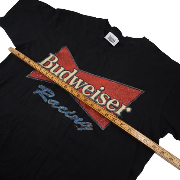 Vintage Budweiser Racing Graphic T Shirt - Picture 7 of 9